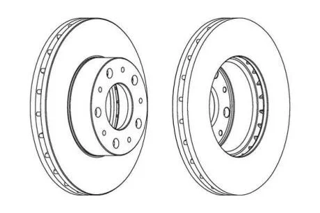 Диск гальмівний Jurid 562468JC
