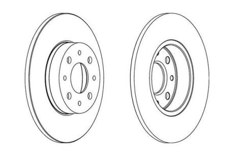Диск гальмівний Jurid 562500JC