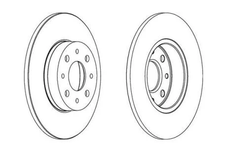Диск гальмівний Jurid 562500JC
