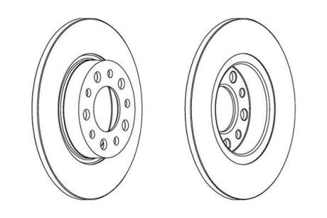 Диск гальмівний Jurid 562501JC