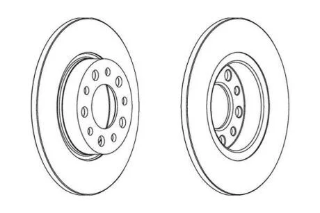 Диск гальмівний Jurid 562501JC