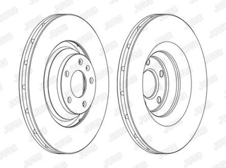 Диск гальмівний Jurid 562506JC-1