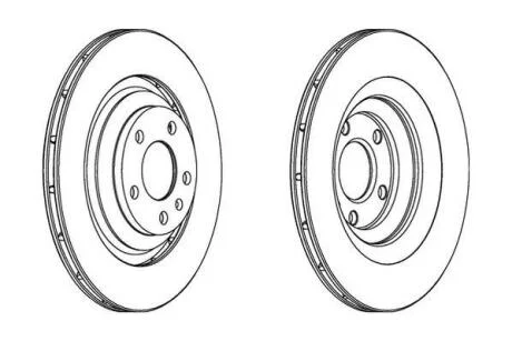 Диск гальмівний Jurid 562512JC