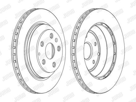 Диск гальмівний Jurid 562513JC-1