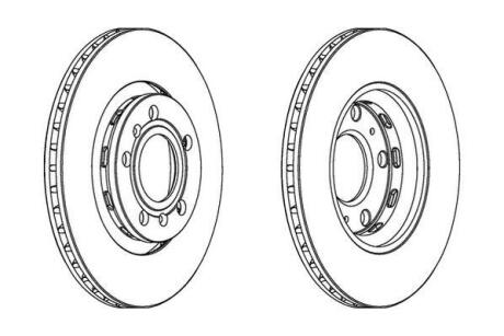 Диск гальмівний Jurid 562514JC