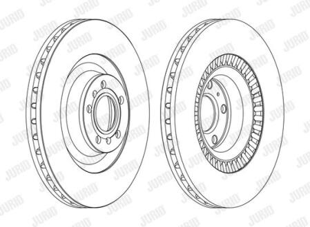 Диск гальмівний Jurid 562517JC-1