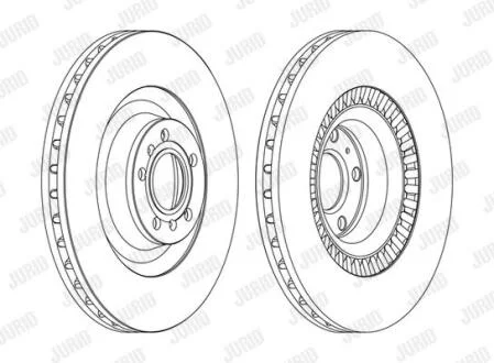 Диск гальмівний Jurid 562517JC-1