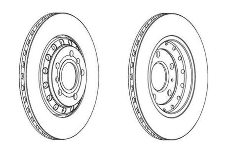 Диск гальмівний Jurid 562518JC