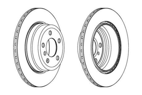 Диск гальмівний Jurid 562521JC