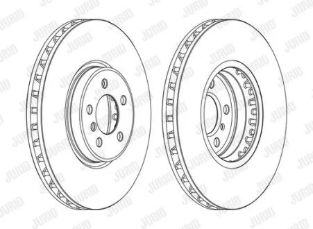 Диск гальмівний Jurid 562522JC-1