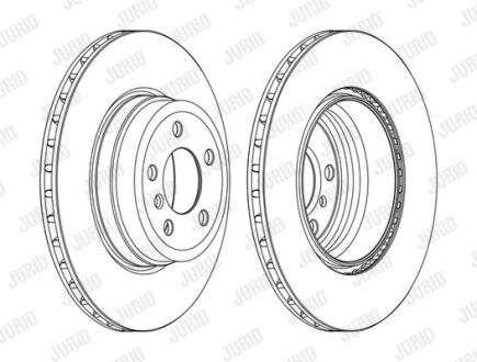 Диск гальмівний Jurid 562523JC-1