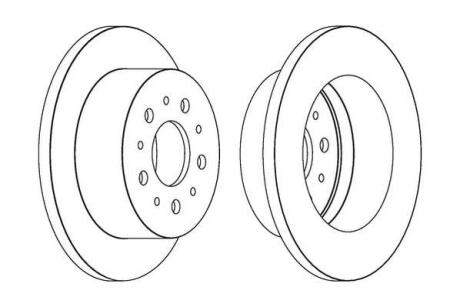 Диск гальмівний Jurid 562526JC