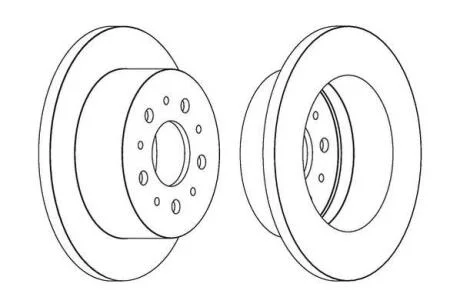 Диск гальмівний Jurid 562526JC