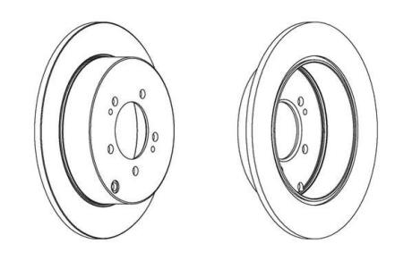 Диск гальмівний Jurid 562527JC