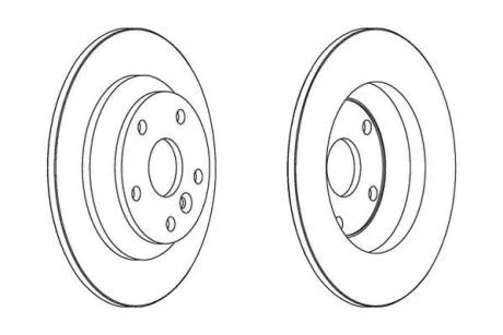 Диск гальмівний Jurid 562536JC