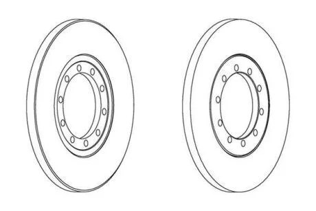 Диск гальмівний Jurid 562537JC