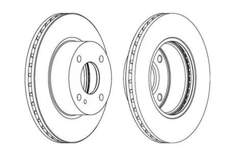 Диск гальмівний Jurid 562539JC