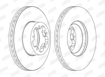 Диск гальмівний Jurid 562540JC-1