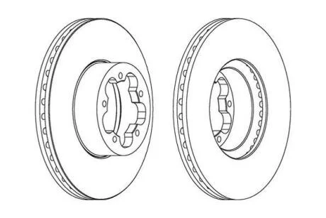 Диск гальмівний Jurid 562541JC