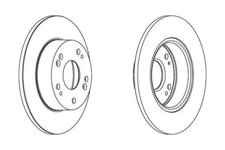 Диск гальмівний Jurid 562542JC