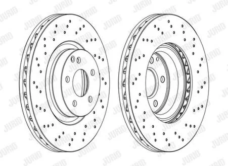 Диск гальмівний Jurid 562567JC-1