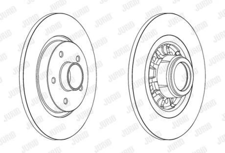Диск гальмівний Jurid 562609J-1