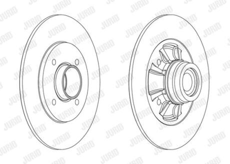 Диск гальмівний Jurid 562610J-1