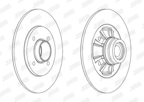 Диск гальмівний Jurid 562610J-1