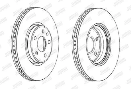 Диск гальмівний Jurid 562615JC-1