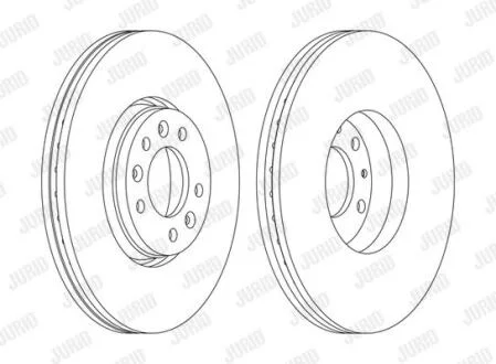 Диск гальмівний Jurid 562622JC-1