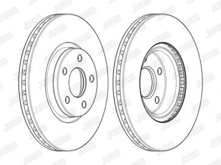 Диск гальмівний Jurid 562624JC-1