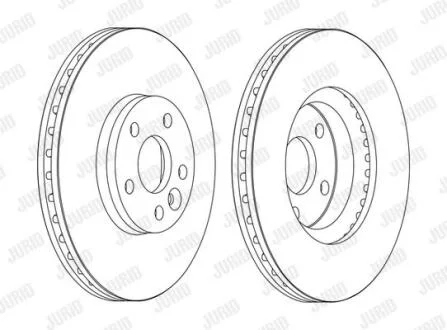 Диск гальмівний Jurid 562628JC-1