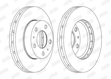 Диск гальмівний Jurid 562630JC-1