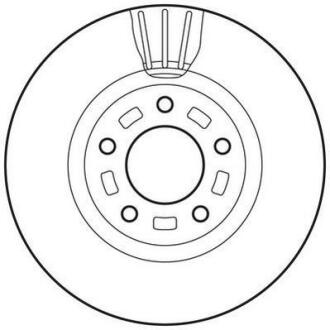 Диск гальмівний Jurid 562635JC
