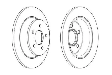 Диск гальмівний Jurid 562655JC