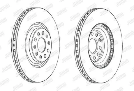 Диск гальмівний Jurid 562663JC-1