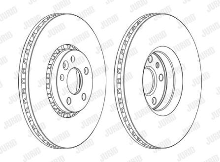 Диск гальмівний Jurid 562672JC-1