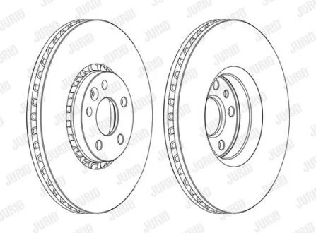 Диск гальмівний Jurid 562672JC-1
