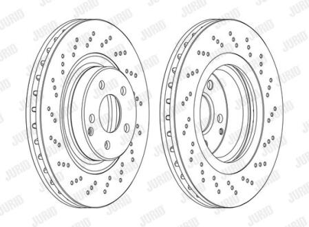 Диск гальмівний Jurid 562673JC-1