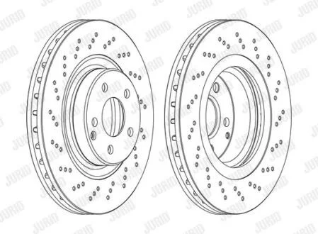 Диск гальмівний Jurid 562673JC-1