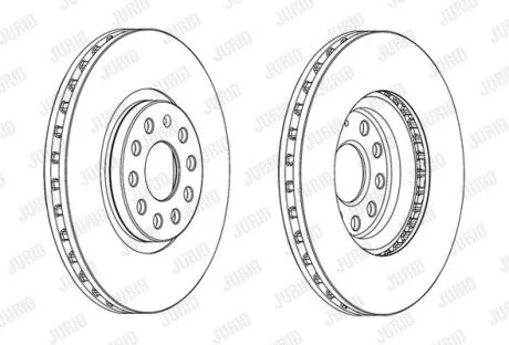Диск гальмівний Jurid 562688JC-1