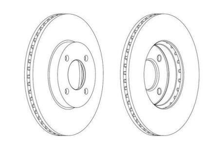 Диск гальмівний Jurid 562693JC