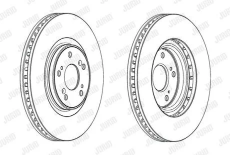 Диск гальмівний Jurid 562703JC-1