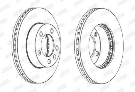 Диск гальмівний Jurid 562713JC-1