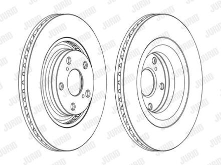 Диск гальмівний Jurid 562726JC-1