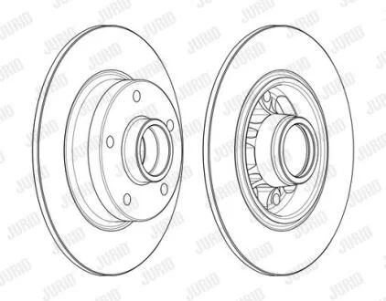 Диск гальмівний Jurid 562732J-1