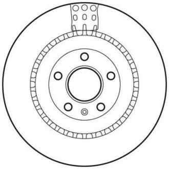 Диск гальмівний Jurid 562735JC