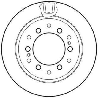 Диск гальмівний Jurid 562738JC