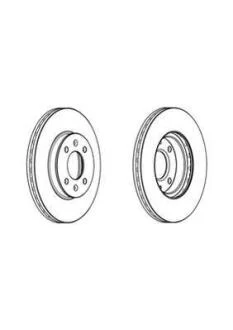 Диск гальмівний Jurid 562742JC