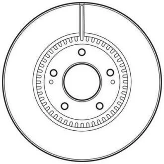 Диск гальмівний Jurid 562755JC